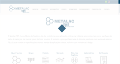 Desktop Screenshot of metalac.com.br